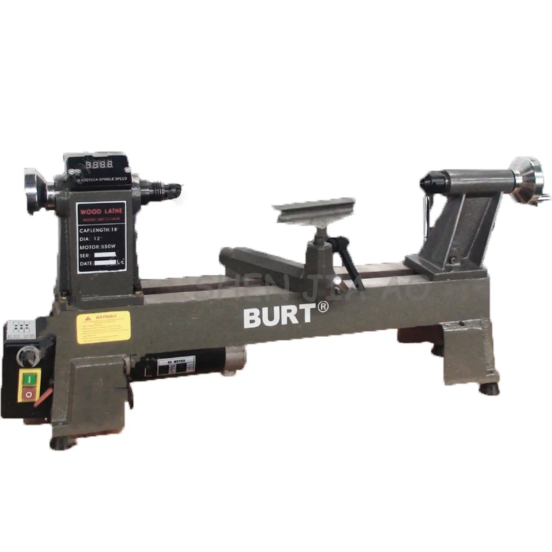 MC1218VD Электронный токарный станок с регулировкой скорости без полюса Маленький