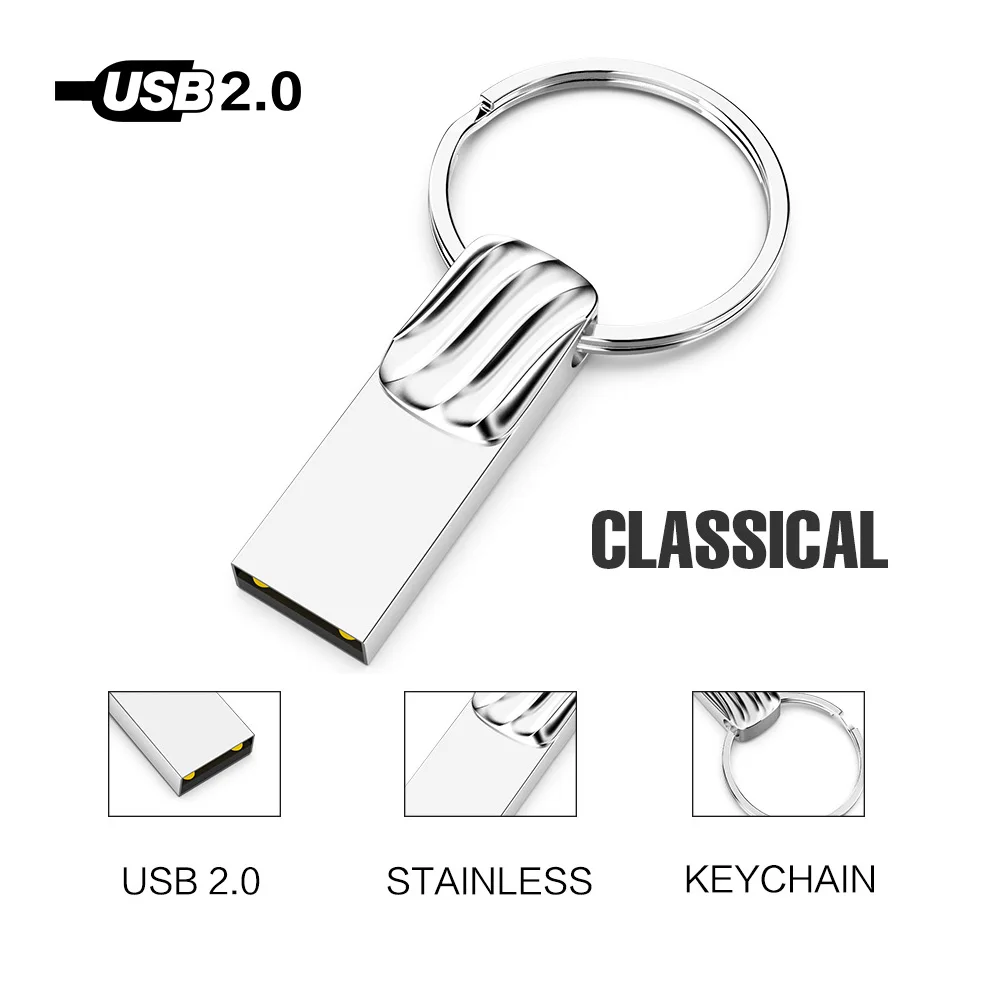 2019 новая модель Usb флеш-накопитель 128GB Водонепроницаемый U Диск Флешка Мода USB 2 0