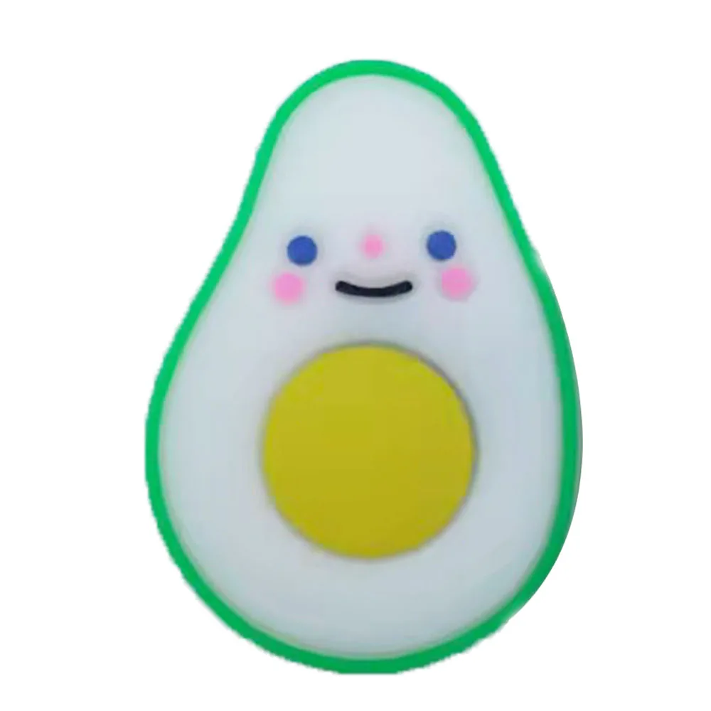 1PCS PVC Fridge Magnets Elk Dinosaur Gingerbread Man Strawberry Pineapple Lemon Durian Carrot Egg Refrigerator Magnetic Sticker - купить по