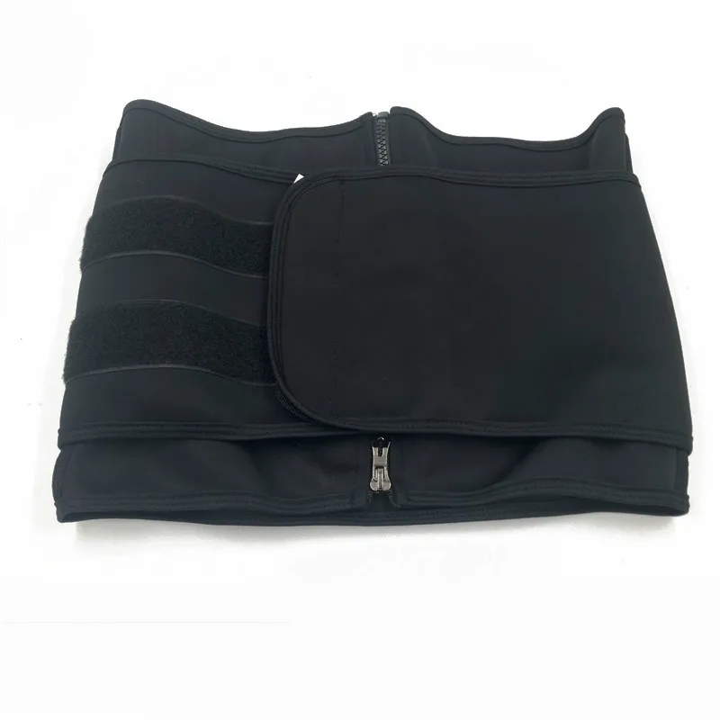 

Abdominal Slimming Belts Women Waist Trainer High Compression Zipper Latex Cincher Corset Underbust Body Shapewear