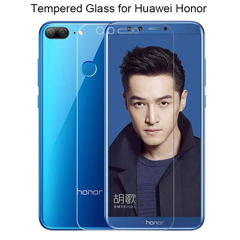 Стеклоплёнка на экран для Huawei Honor 9 Lite 8 Pro вид 10 7i закаленное Стекло с уровнем