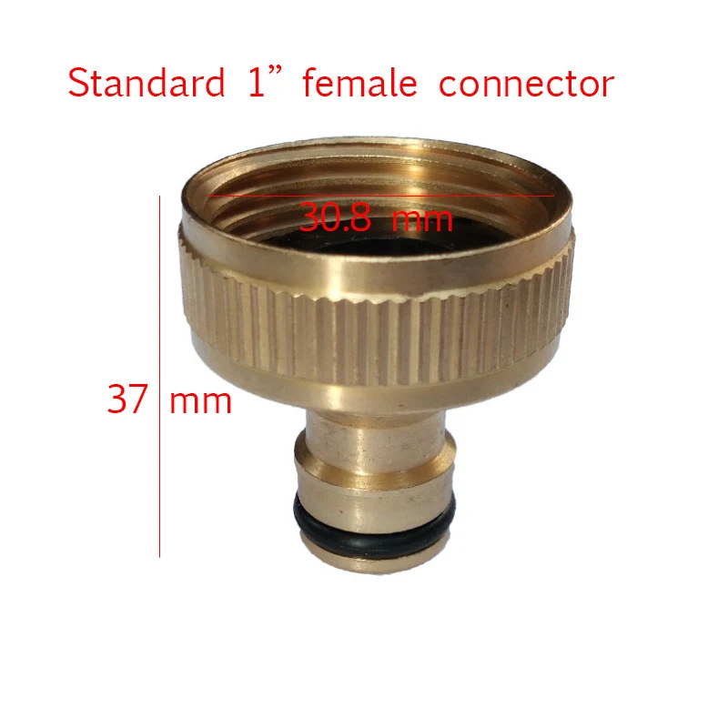 AIVY Soild Brass Thread Nipple Quick Connector Garden Irrigation Connector Faucet Nozzle Adapter Water Gun Washing Machine Joint
