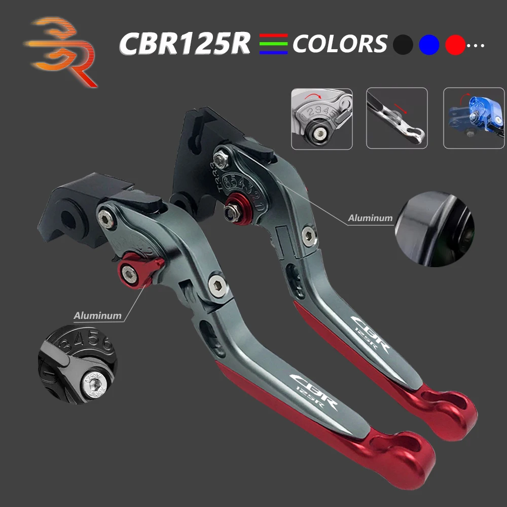 

Складной рычаг сцепления тормоза для Honda CBR125R CBR 125 R 2012-2020 Мотоцикл CNC Алюминий Регулируемый выдвижной аксессуары Запчасти