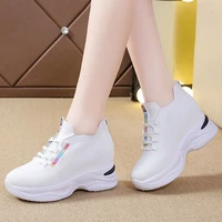 childrens korean students with high shoes spring 2021 new online celebrity joker breathable leisure sports shoes women 8cm