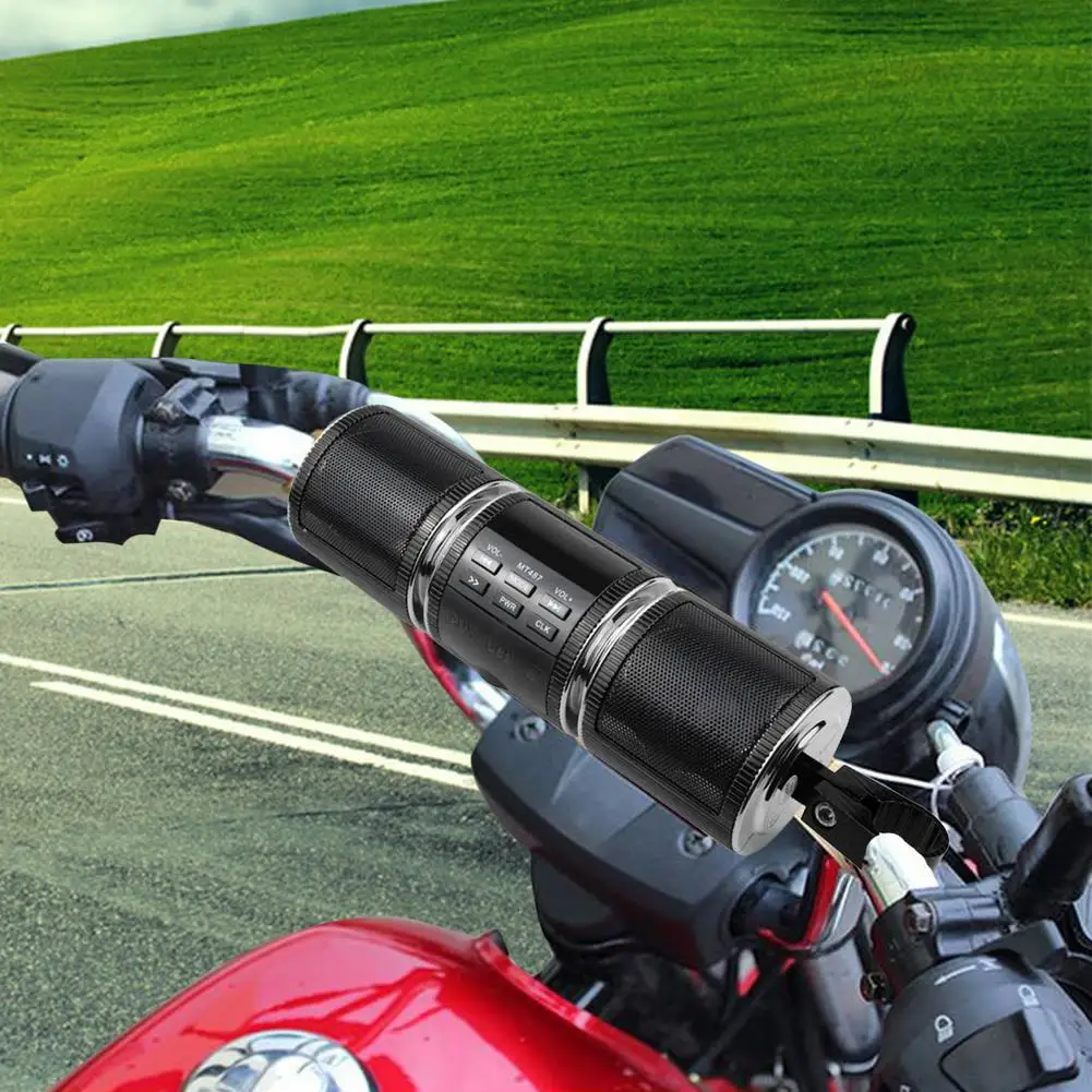 Мотоциклетные колонки с синими зубьями водонепроницаемый музыкальный mp3-плеер