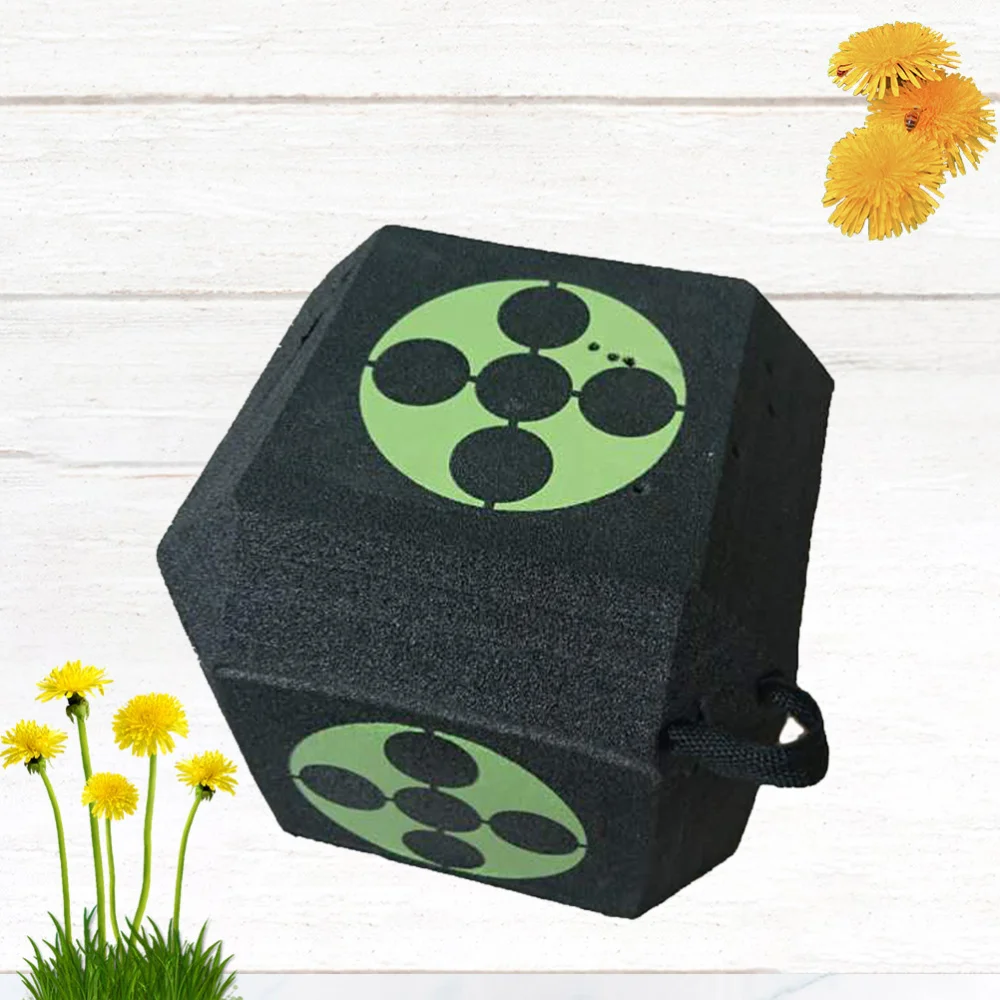 

1pc 18 Sides 3D Target Cube XPE Target with A Large Size Training Accessories (Black)