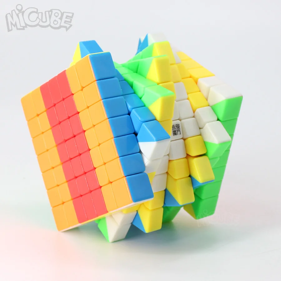 7x7 куб Yongjun Yufu 7 слойный скоростной кубик головоломка без примесей магический для
