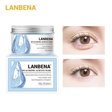 LANBENA 50PCS Hyaluronic Acid Eye Mask Eye Patch Eye Care Reduces Dark Circles Bags Eye Lines Wrinkle Lifting Firming Skin Care