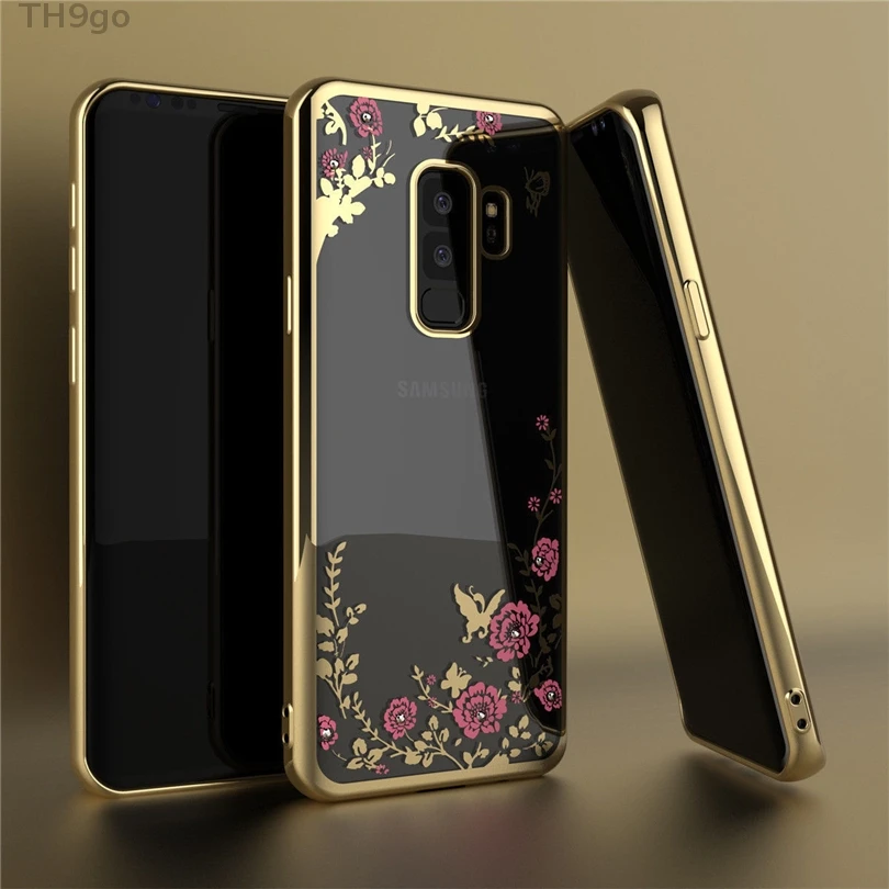 Блестящий силиконовый чехол для Samsung M10 M20 M30 A3 A5 A7 2017 A6 A8 Plus A9 2018 телефона Galaxy A10 A20 A30