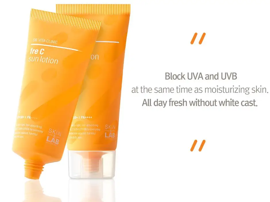 SKIN & LAB Fre C Sun лосьон SPF50 + PA 50 мл солнцезащитный крем отлично фильтрует УФ кожу