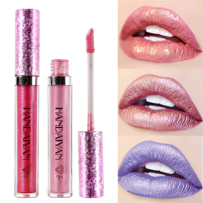 Glitter Liquid Lipstick Shiny Sparkling Diamond Mermaid Lip Gloss Waterproof Long Lasting Lipgloss Korean Makeup | Красота и здоровье