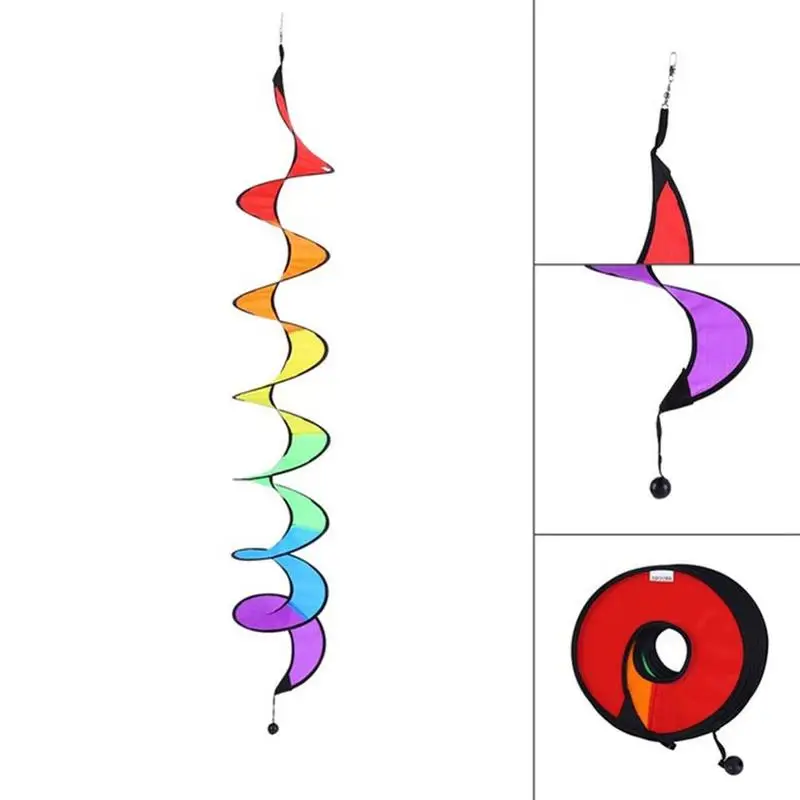 

Foldable Colorful Rainbow Windmill Wind Spinner Family Windmill Tent Yard Tent Decor Outdoor Camping Camp W0N6