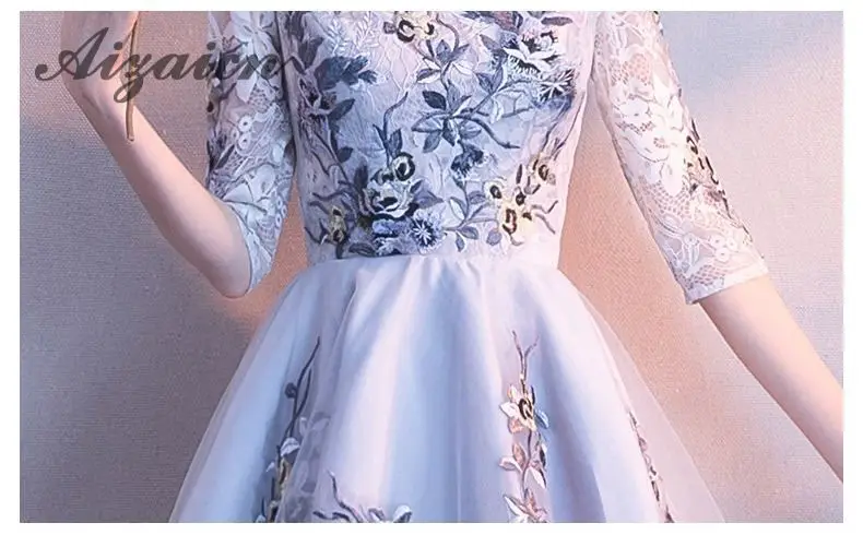 Вышивка Cheongsam длинное китайское Восточное вечернее платье элегантные платья принцессы красные Qipao Свадебные Летние женские сексуальные цветы