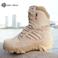 winter autumn men military boots quality special force tactical desert combat ankle boats army work shoes leather snow boots