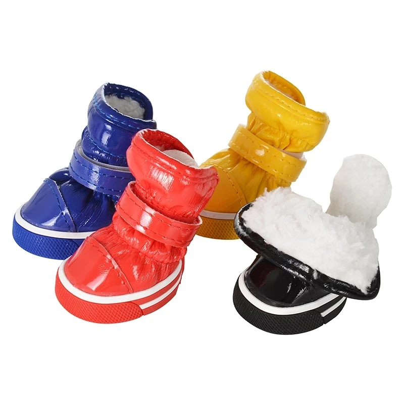 

Dog Shoes Pet Cotton Shoes Anti Slip Snow Boots In Autumn And Winter