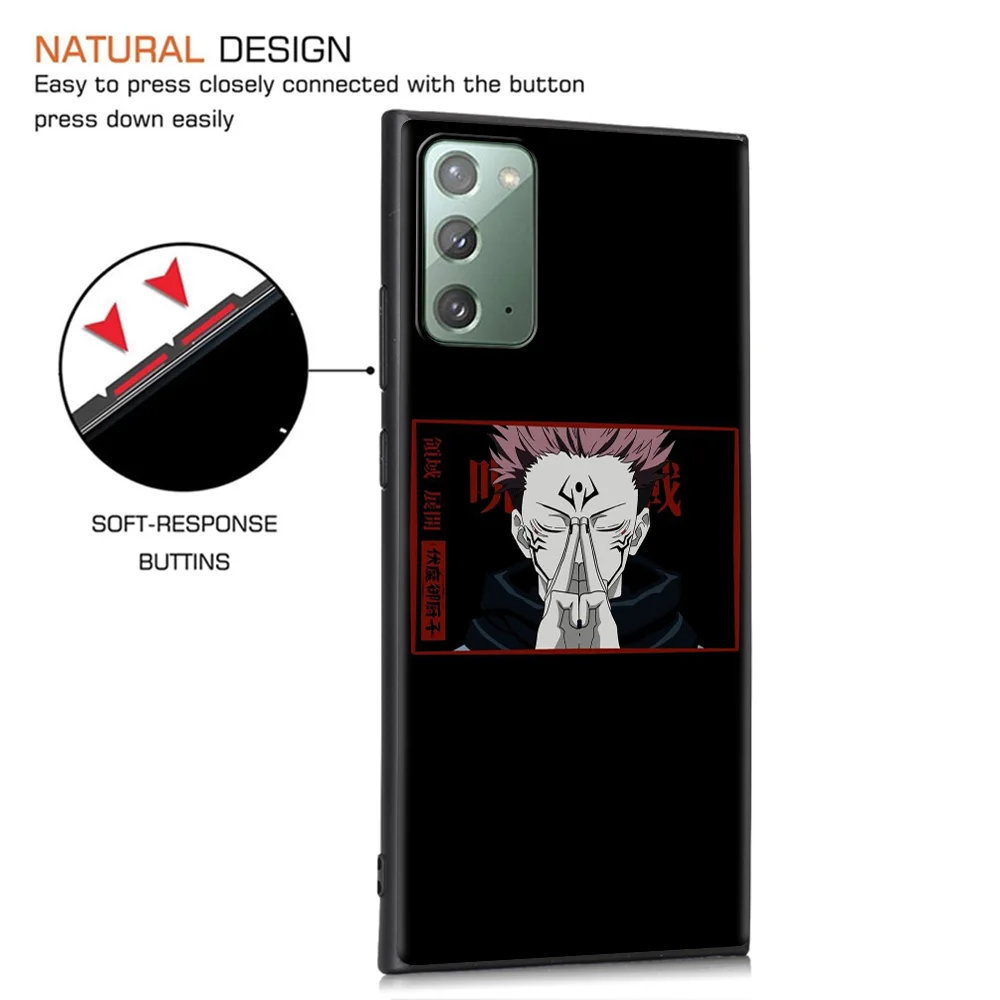 

Phone Case For Samsung Galaxy Note 20 10 Plus Lite Ultra shell for SAMSUNG GALAXY 9 8 Jujutsu Kaisen Yuji Itadori Fushiguro