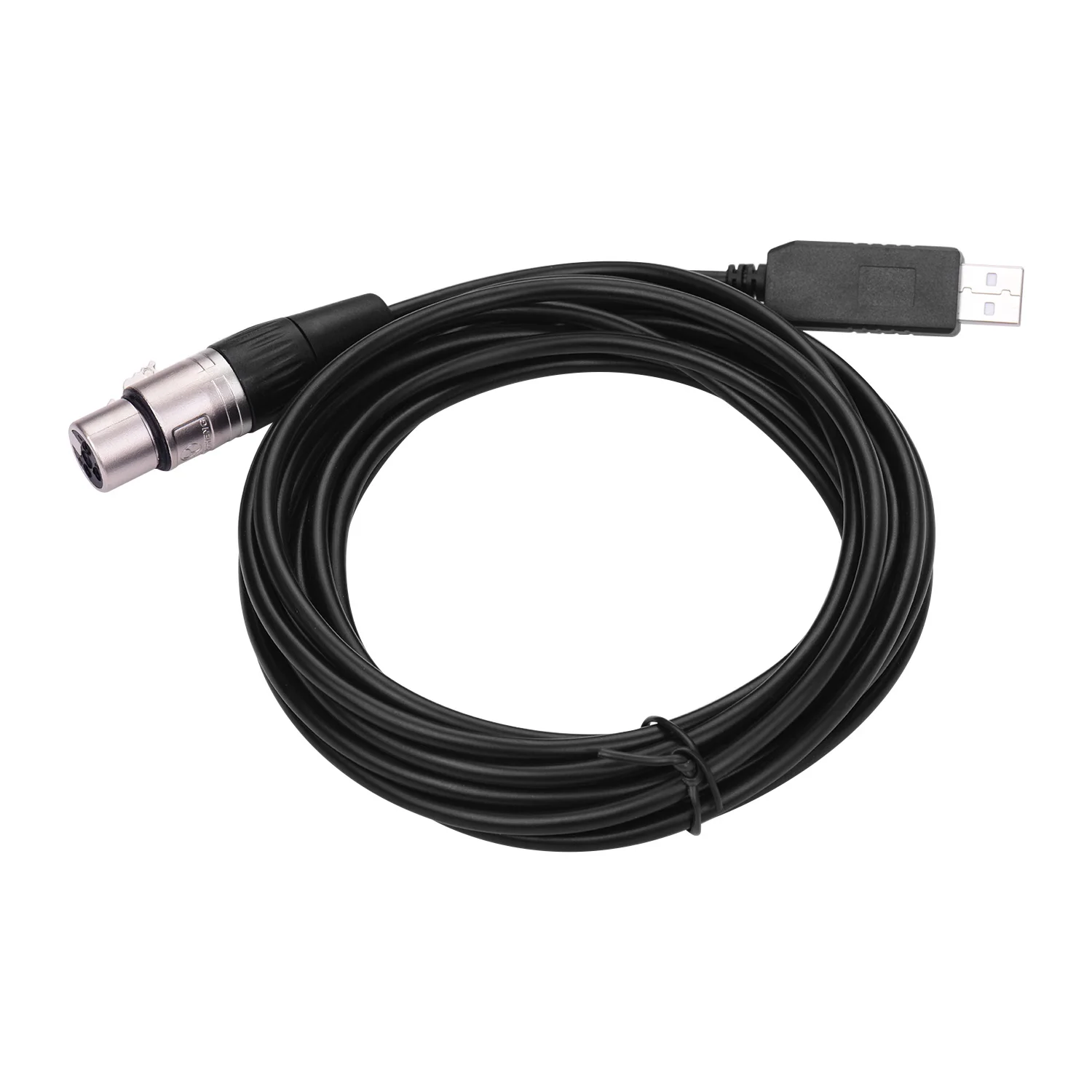Кабель-преобразователь RS485 DMX512 с USB на 3Pin XLR внутренним интерфейсом для