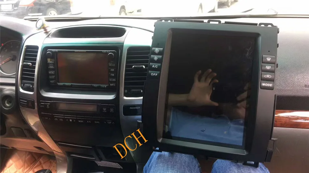10,4 ''вертикальный экран Tesla стиль Android 8,1 автомобильный dvd-плеер gps для Toyota Prado 120 land cruiser 2002-2009 Lexus GX470 PX6