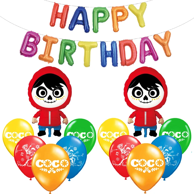 Фольгированные воздушные шары Coco мечта на Хэллоуин тройная фотосессия игрушки