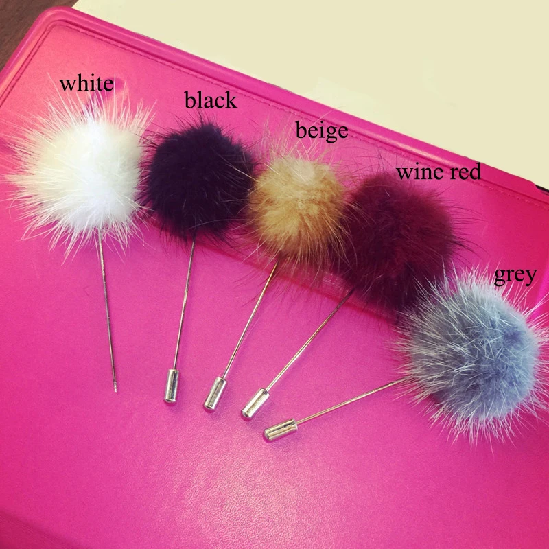 Модная женская милая очаровательная булавка брошь из искусственного меха