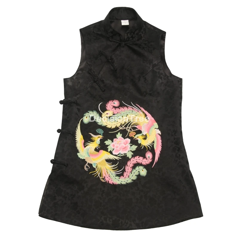 Женский жаккардовый жилет hanfu традиционный в китайском ретро-стиле костюм