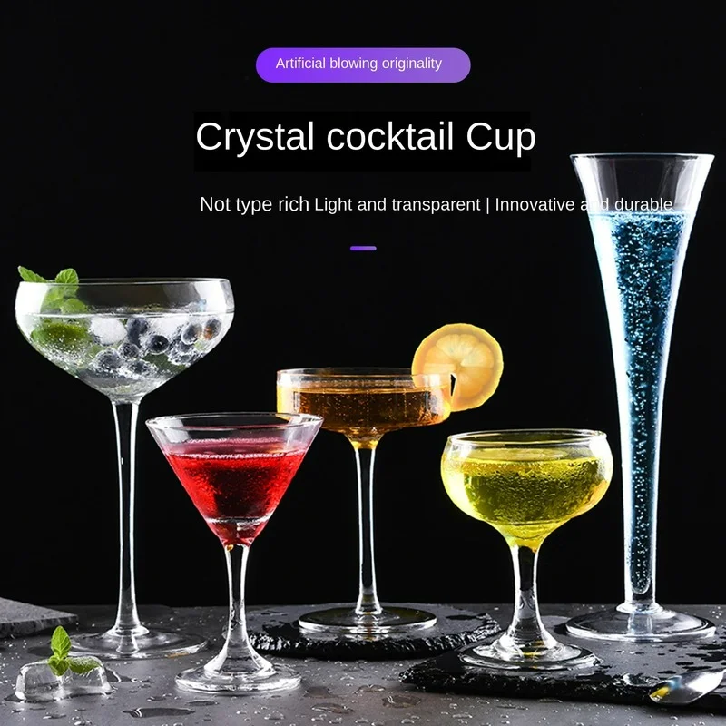 

Crystal glass horse intrinsi cocktail glass high wine glasses red wine creative wine cup Margaret champagne glasses