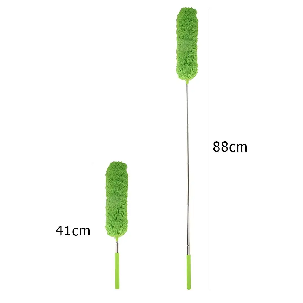 

Bottom Household Cleaning Adjustable Stretch Microfiber Duster Eco-Friendly Static Suction Dusting Brush for Furniture