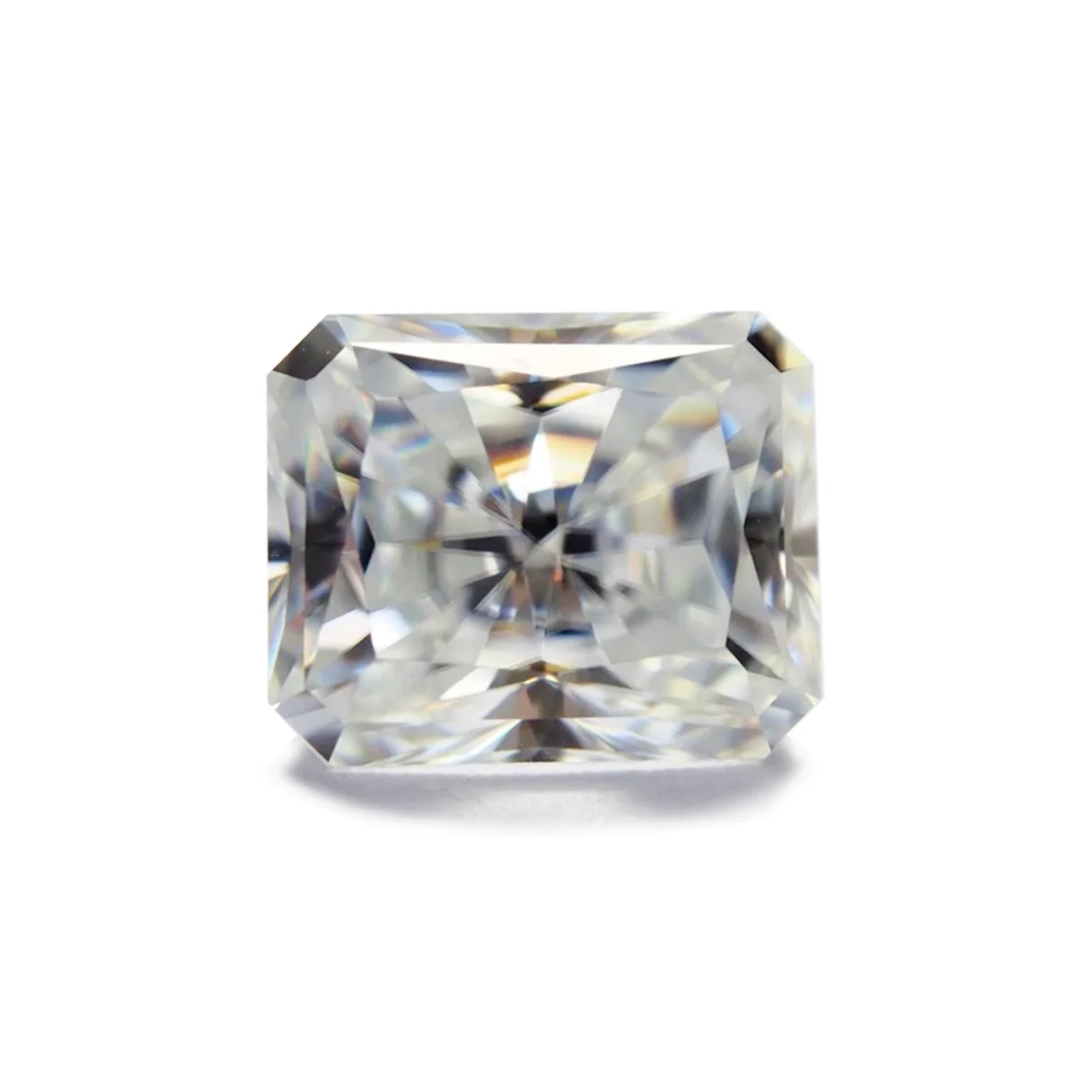 100% Genuine Loose Gemstones Moissanite Diamond 10ct 10*14MM D Color VVS1 Radiant Cut Gems For Jewelry Diamond Ring Stone