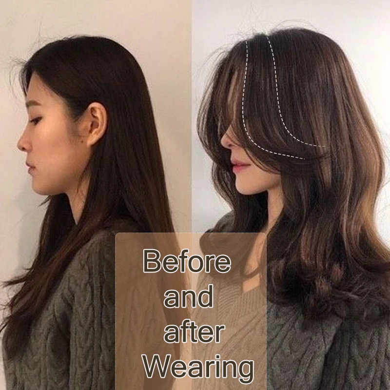 Синтетические волосы AILIADE 25 30 см натуральная шпилька для волос в челке