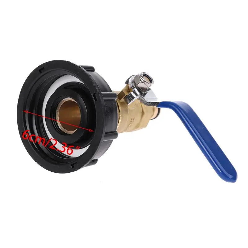 

3/4" Adapter Tap Adapter Thread IBC Tank Adapter Tap Connector Replacement Valve Fitting For Home Garden Water Connectors