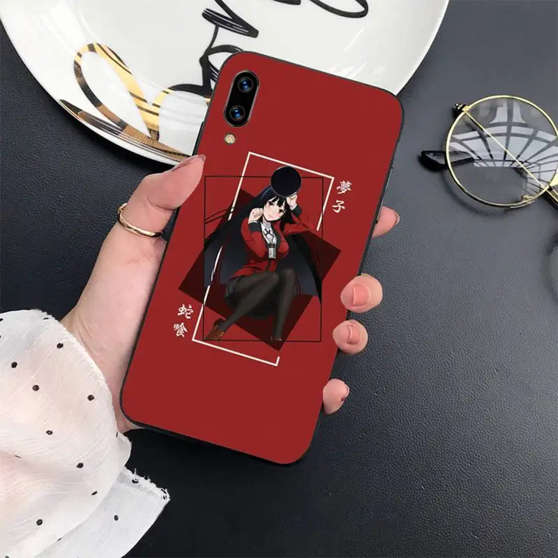 

Japanese Anime Kakegurui Jabami Yumeko Phone Case For Xiaomi Redmi Note 4 4x 5 6 7 8 pro S2 PLUS 6A PRO