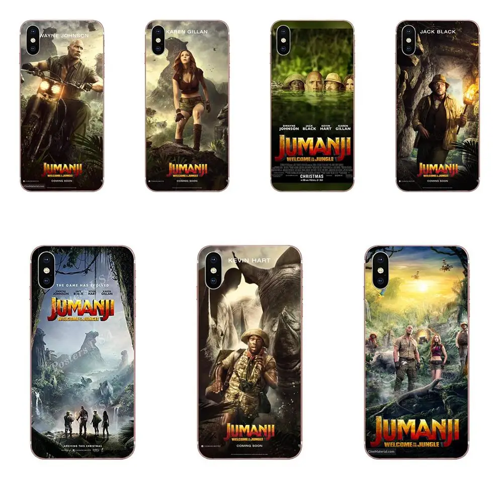 ТПУ Jumanji Добро пожаловать в джунгли для samsung Galaxy Note 5 8 9 S3 S4 S5 S6 S7 S8 S9 S10 5G mini Edge Plus