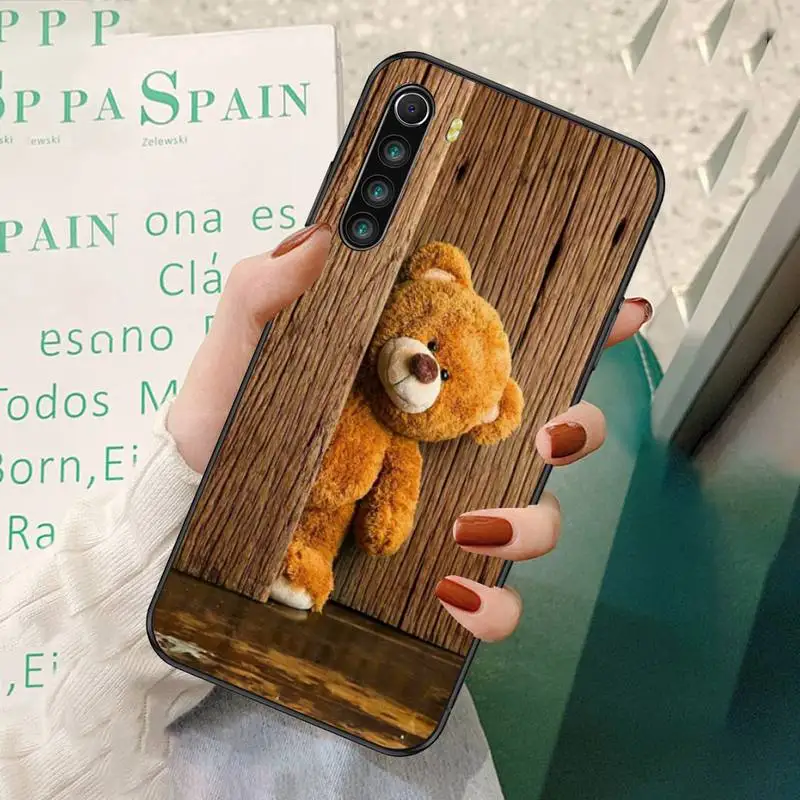 

Expecting But Lost Bear Phone Case For Redmi 7 8 9 A K20 30 Pro Note 8 9 Pro 9s