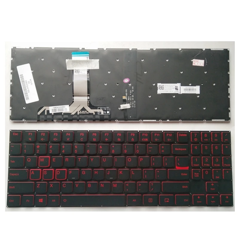 GZEELE Для lenovo Legion Y520 Y520-15IKB Y720 Y720-15IKB R720 R720-15IKB ноутбук английская Клавиатура США с подсветкой