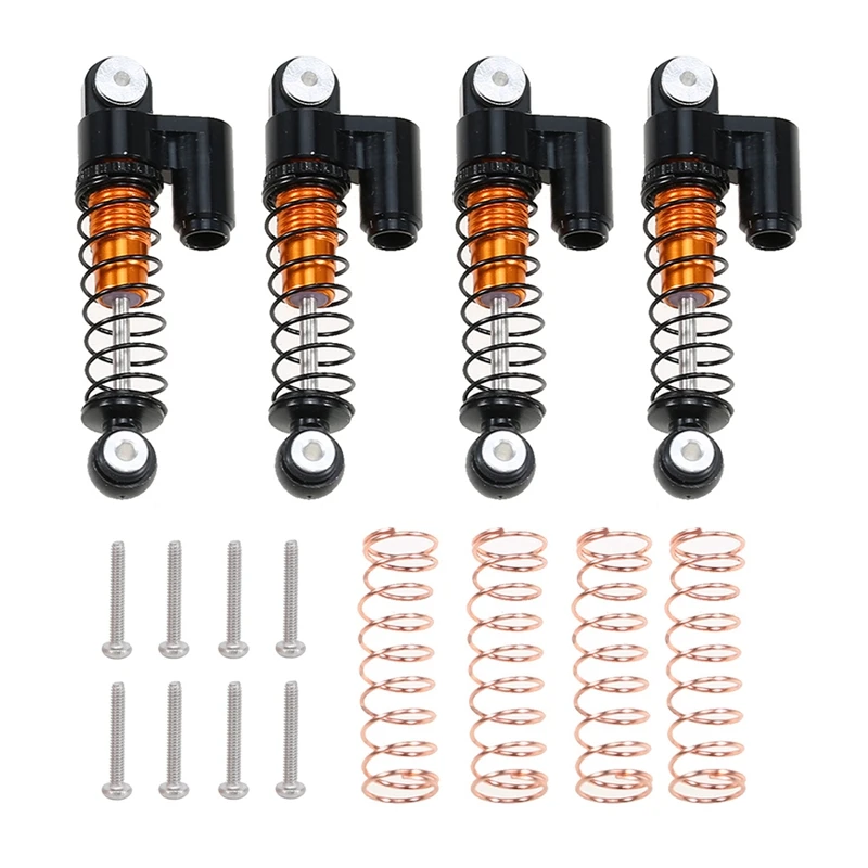 

for Axial SCX24 90081 1/24 RC Crawler Car Metal Adjustable Shock Absorbers Damper Set Upgrade Parts Accessories
