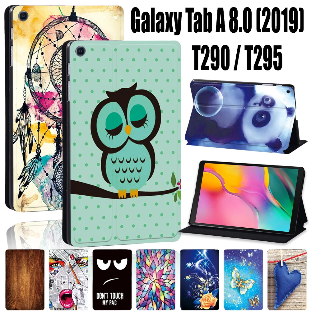 Чехол для планшета Samsung Galaxy Tab A T290/T295 (2019) 8 0 дюйма кожаный чехол с защитой от