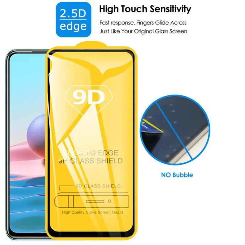 Защитная пленка 9D для объектива задней камеры 2 в 1 закаленное стекло Xiaomi Mi Poco X3 Pro