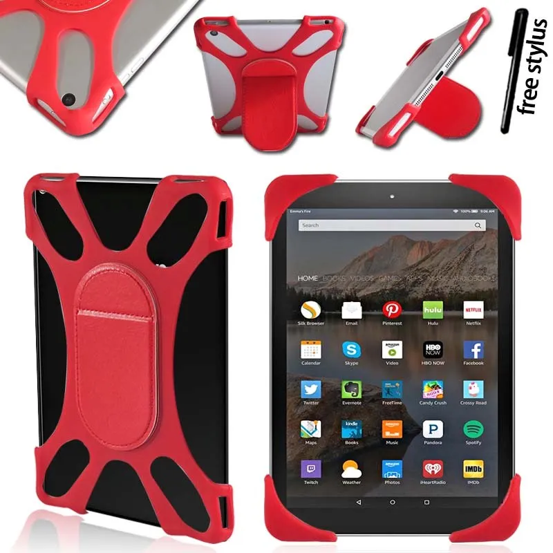 KK & LL для Amazon Fire HD 8 (5 е/6Е/7е/8е поколение 2015 2016 2017 2018 выпуск) силиконовый чехол