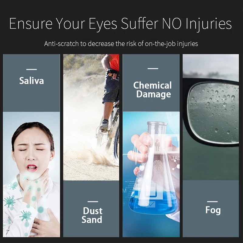 8 шт./кор. Защита от УФ-лучей защитные очки для защиты грязи ухода за автомобилем