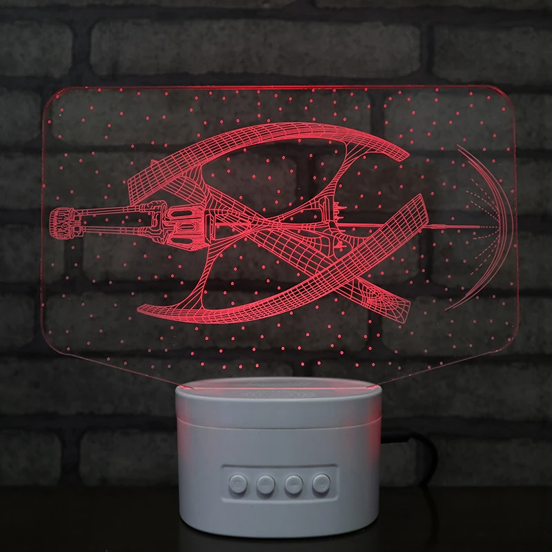 3D свет Buletooth динамик светодиодный ночник для детей Usb лампа на батарейках в