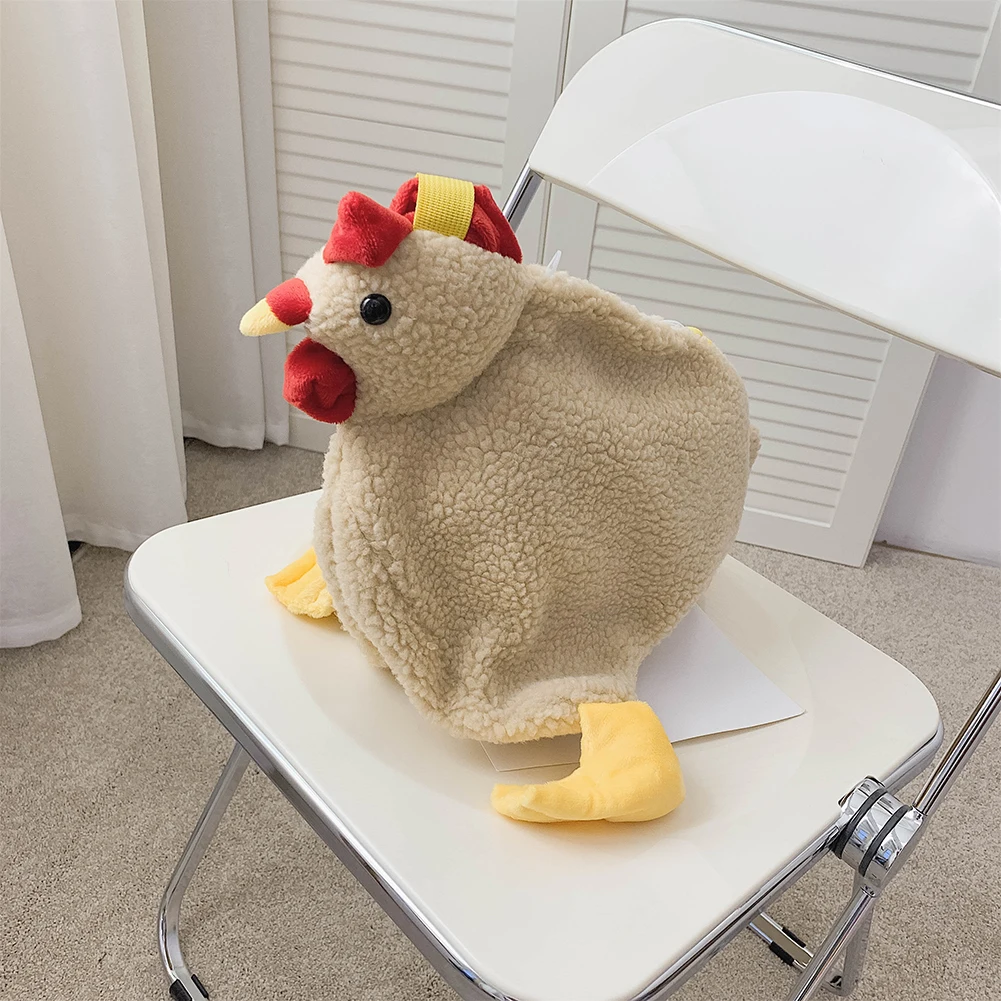 

Exquisite Shopping Bags 2021 Women's Brand Cartoon Chicken Shoulder Purses Handbag Large Capacity Street Kids Crossbody Bag