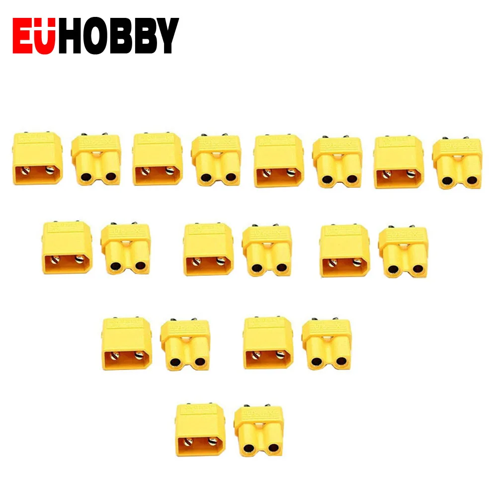 

10 Pair XT30 XT 30 Male Female Bullet Connector 2mm Bullet Plug Connector For RC Quadcopter Li-on Battery