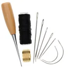 1 набор игл для шитья, шило для кожевенного ремесла, аксессуары для шитья, шило для шитья, инструменты для ремонта обуви