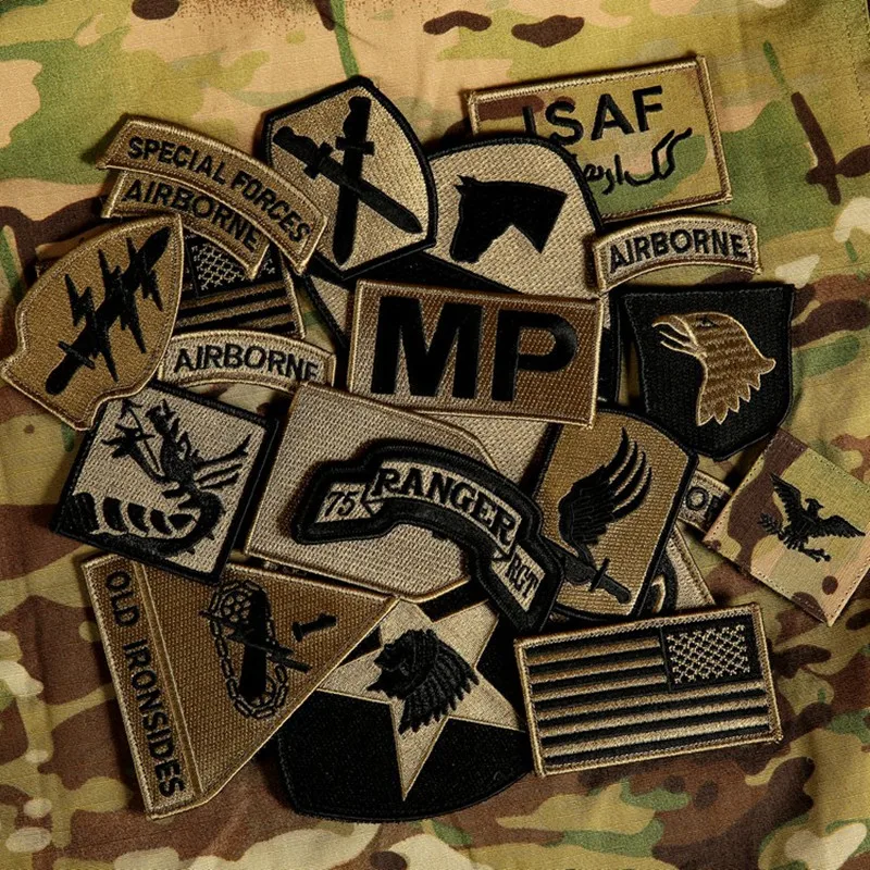 

CP Camouflage Uniforn Armband Military Fan Embroidery OCP Badge Combat Patches For Clothes Bag Jacket Applique
