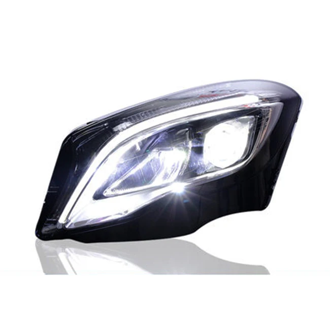 

Автомобильный светодиодный налобный фонарь для Mercedes Benz GLA 2015-2019, светодиодный налобный фонарь