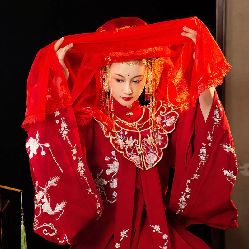 

Traditional Chinese Style Hanfu Dress Women Oriental Elegant Retro Ming Dynasty Fairy Wedding Dresses Ancient Princess Costumes