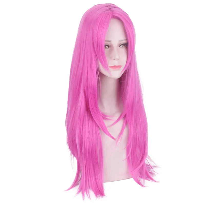 JOJO's Bizarre Adventure Golden Wind Diavolo Pink Long Wig Cosplay Costume Heat Resistant Synthetic Hair Men Women Wigs |