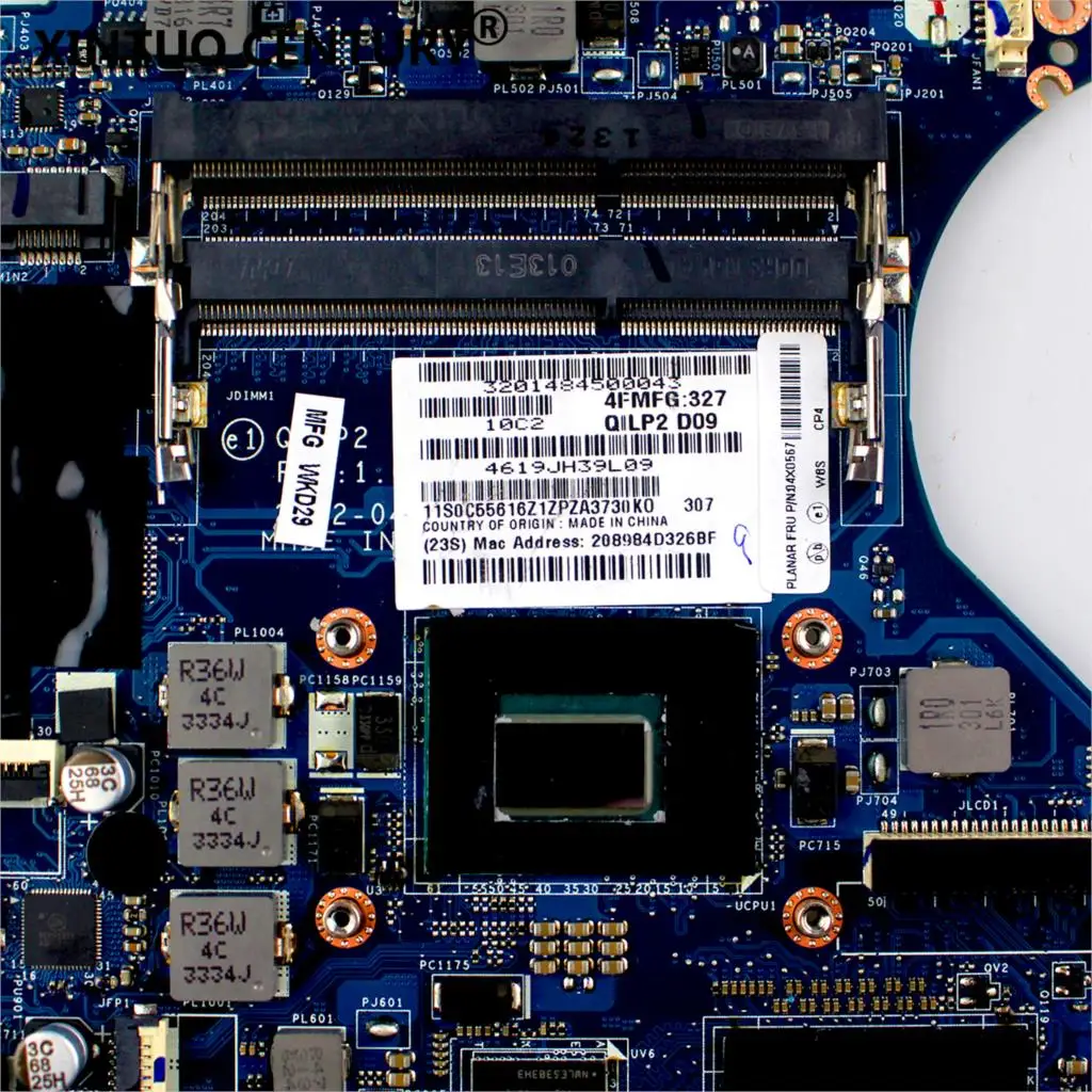 

LA-8262P For Lenovo Thinkpad S430 laptop motherboard I5-3210M GT620M 2GB FRU 04W3975 QILP2 tested good free shipping