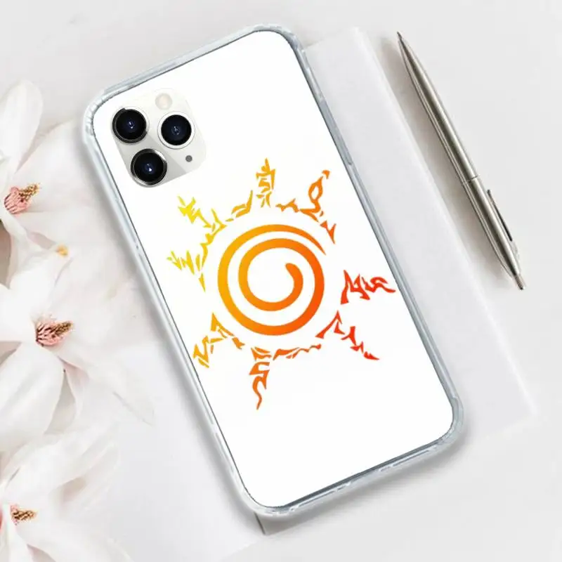 

Anime Naruto Phone Case Transparent for iPhone 11 12 mini pro XS MAX 8 7 6 6S Plus X 5S SE 2020 XR