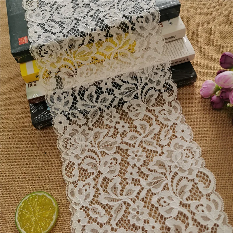 

18 см большое и маленькое украшение ткань широкое эластичное кружево с DIY ремесла Швейные аксессуары E2701
